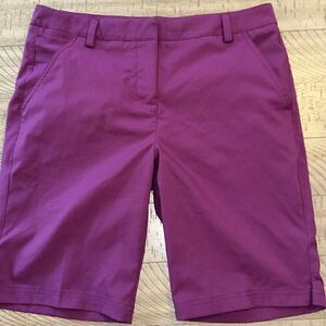 PUMA Purple Stretch Travel 🧳 Short 4 Pockets for your Gear ⚙️💄⛳️ 🎾 Ready 2 GO